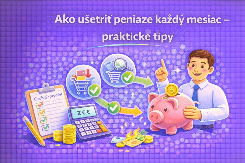 Ako ušetriť peniaze každý mesiac – praktické tipy