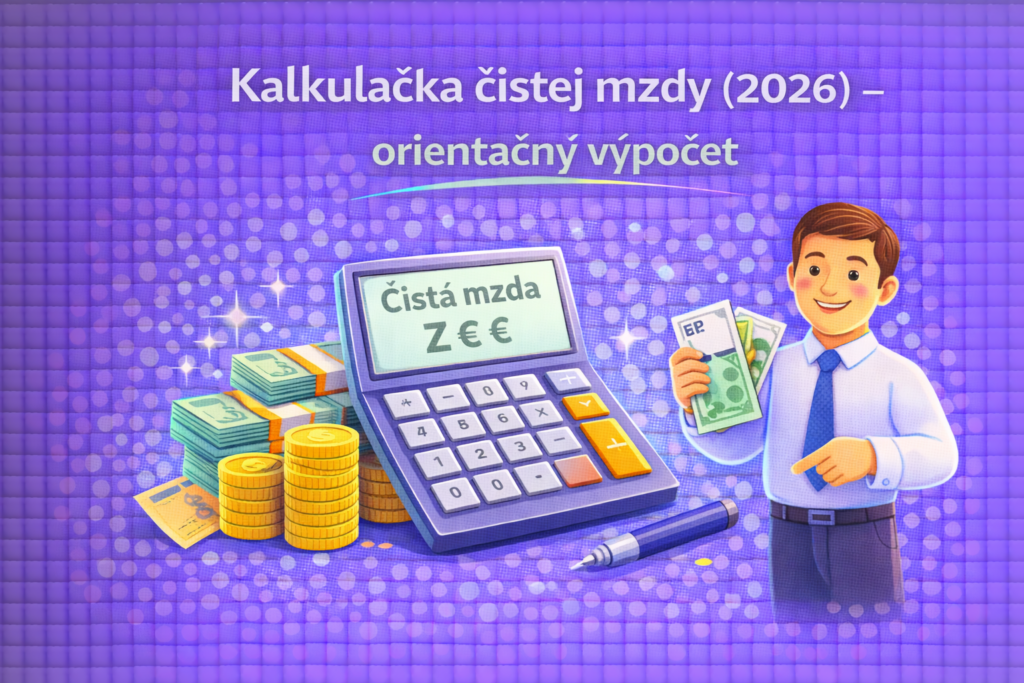 Kalkulačka čistej mzdy (2026) – orientačný výpočet