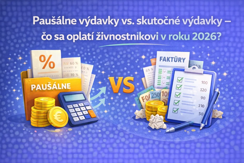 paušálne výdavky vs. skutočné výdavky živnostníka v roku 2026