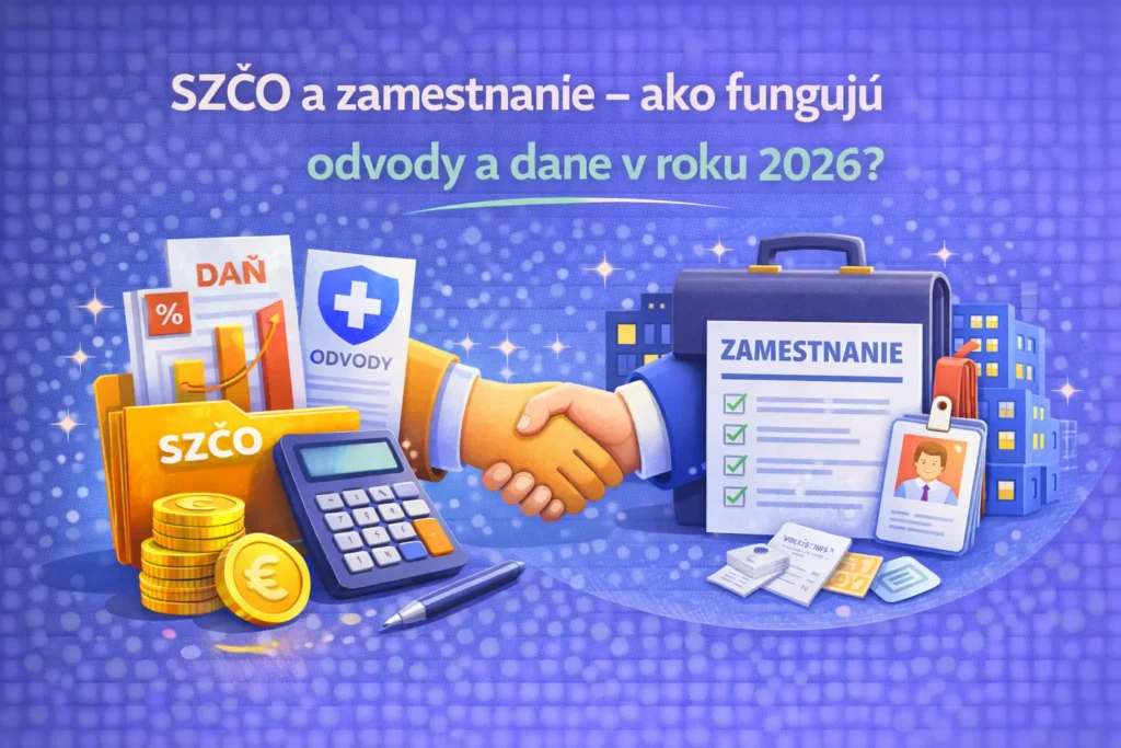 SZČO a zamestnanie – odvody a dane v roku 2026