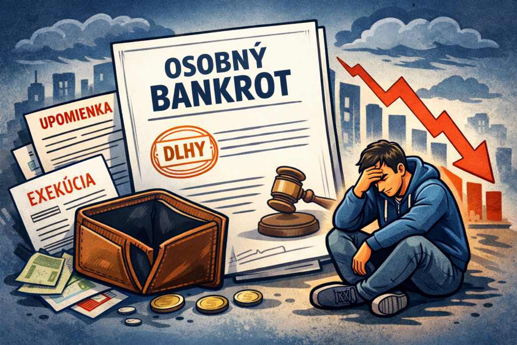 Osobný bankrot na Slovensku – oddlženie dlhov, exekúcie a finančný reštart.